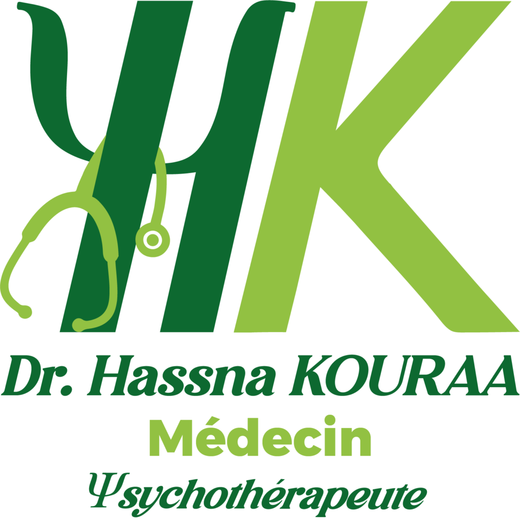 logo dr. hassna kouraa plan de travail 1